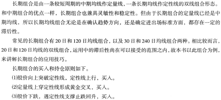 长期双线组合应用技巧 